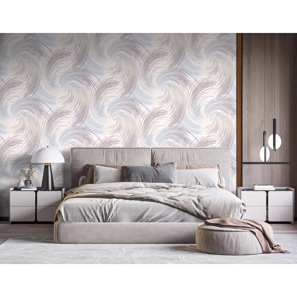 Обои флизелиновые Wallsecret Champagne бежевые 1.06 м 8722-11 87794524 STLM-2109751 - Вид №4