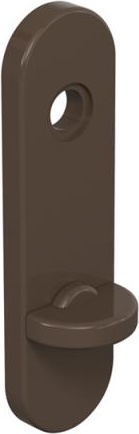 230.21RNR Короткая пластина для унитаза (р-техник) HEWI System 162 | Polyamid  - Вид №2