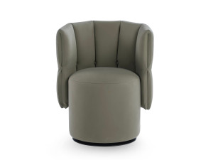 Кожаное вращающееся кресло