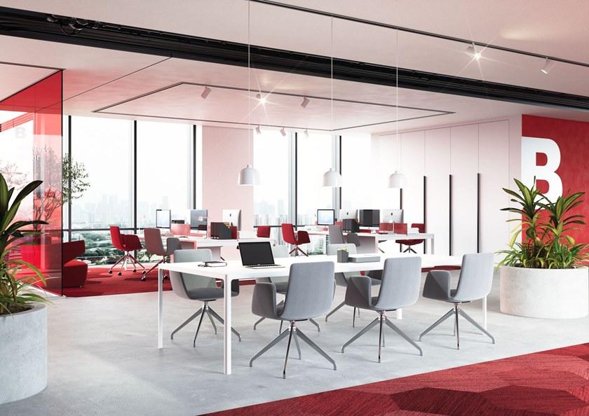 LD Seating Стул для конференций из ткани с подлокотниками Harmony modern 870-d - Вид №6