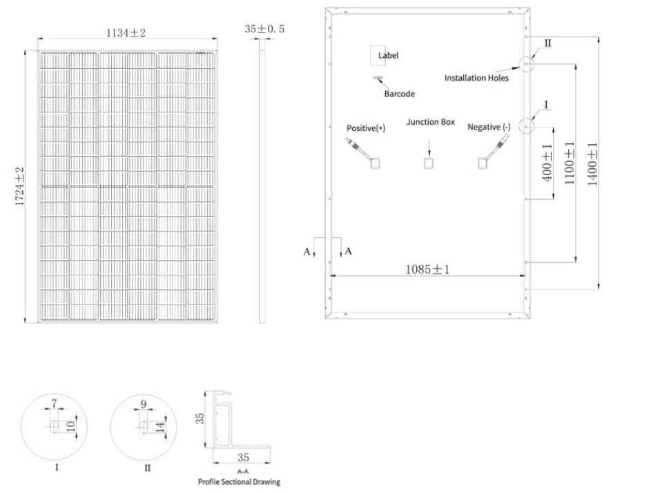 Монокристаллический фотоэлектрический модуль Rossato S.p.A Pannello fotovoltaico half-cut ZPM ARCH-00072862
