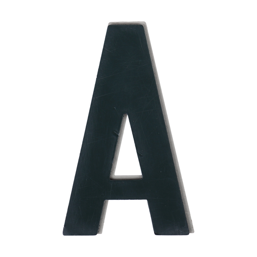 Дверная буква  «А», 37х5х60 мм, серебро LJPS0056 Public Steel Россия  - Вид №1