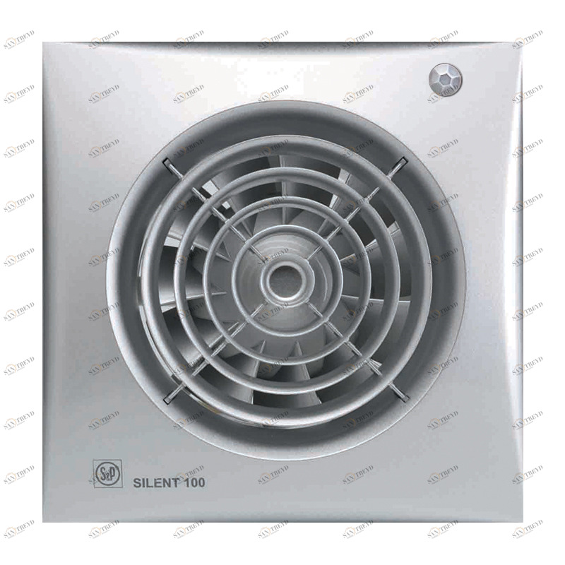 Накладной вентилятор Soler Palau SILENT-100 CDZ SILVER 5210617200