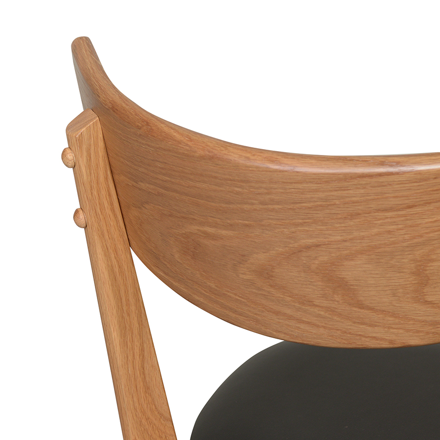 26880200 Стул , pero, pu-кожа, черный Unique Furniture  - Вид №29