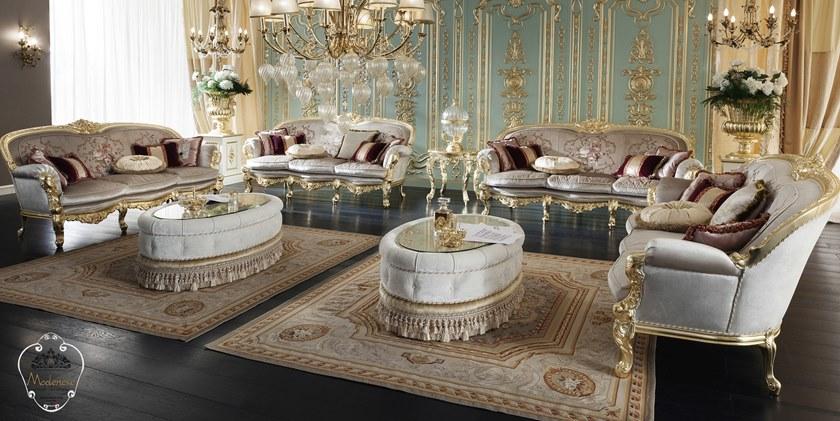 Modenese Gastone Овальный журнальный столик в ткани Deluxe sun-id-1394697 - Вид №1