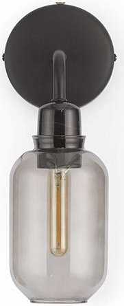 502230 Настенный светильник Smoke / Black Normann Copenhagen Amp  - Вид №1