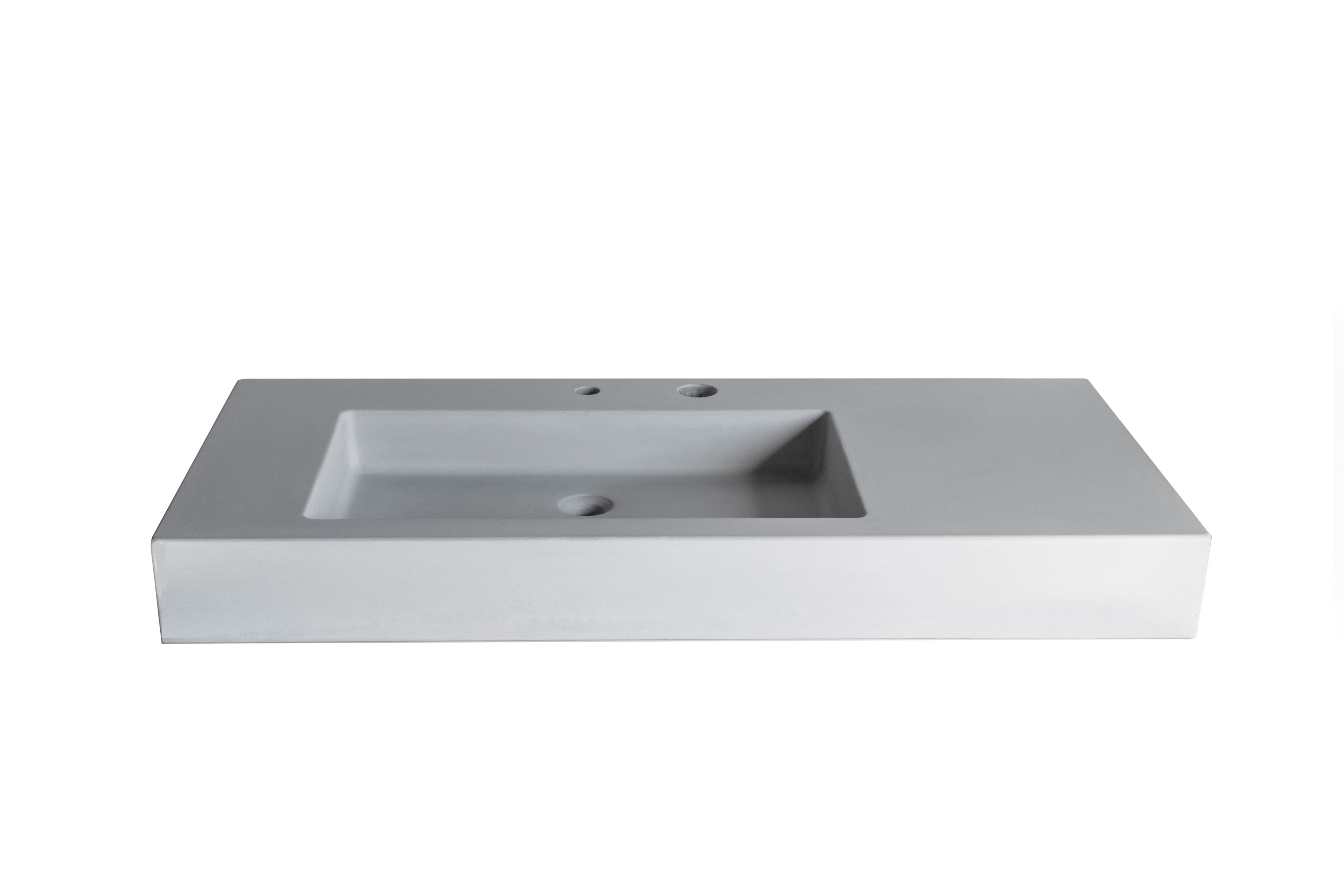 Бетонная одиночная прямоугольная раковина URBI et ORBI PLURA UNI ARCH-00138512 - Вид №11