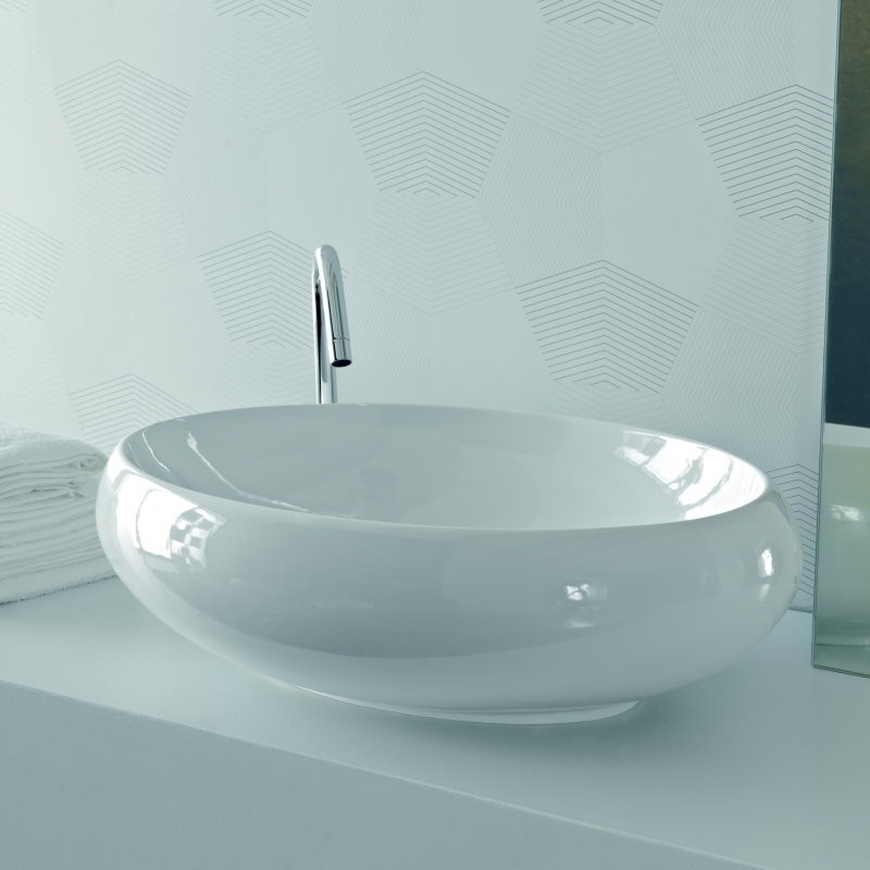 43428 Накладная раковина на столешницу  овальная Ceramica Hidra  - Вид №2