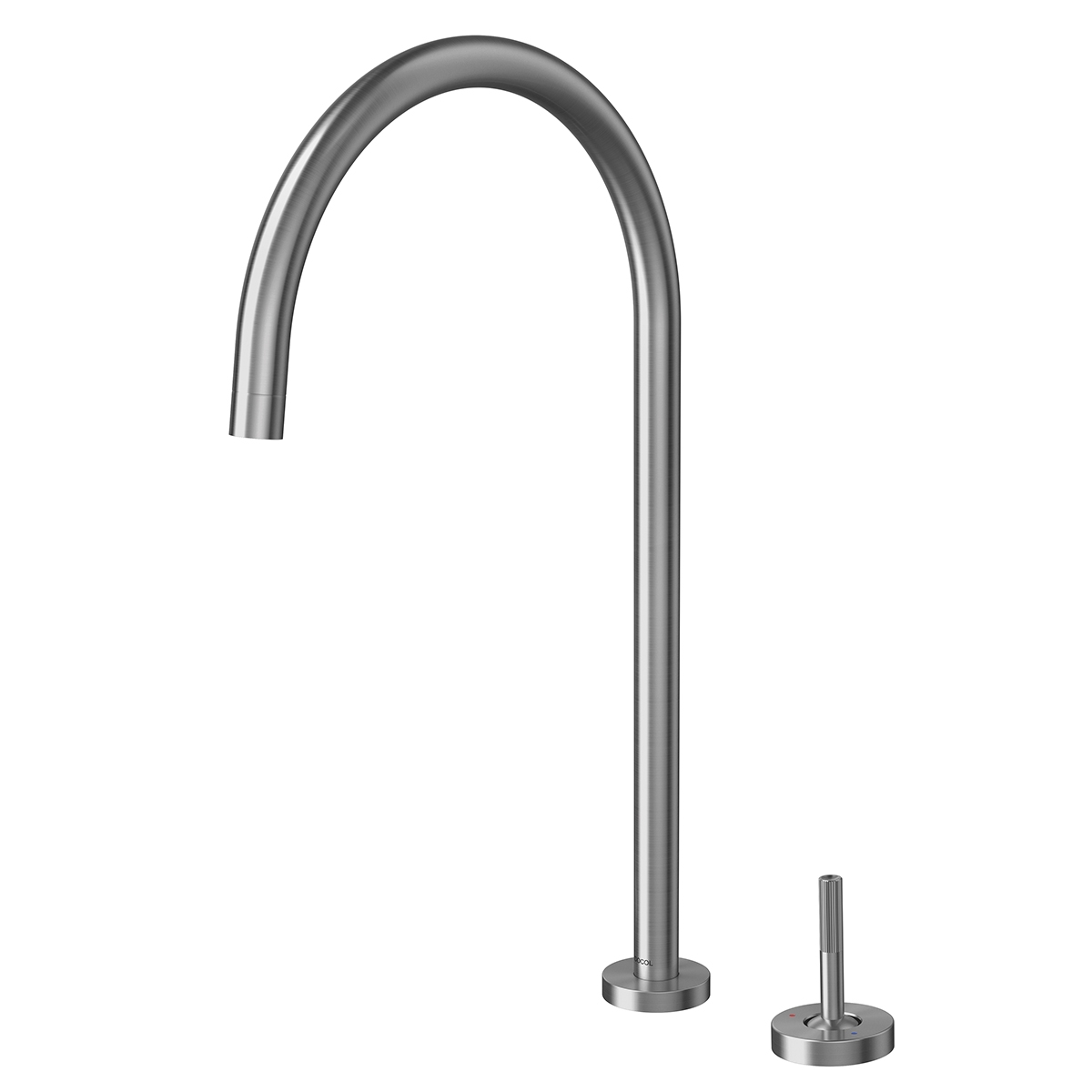 01545970 Настольный кухонный смеситель с матовым графитовым джойстиком Docol MIX&MATCH