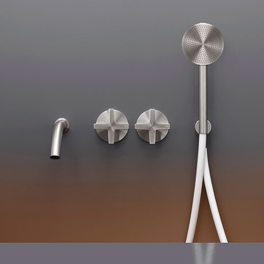 Настенный 2 прогрессивные смесители, установленные для ванной с носиком L. 170 мм и круглый ручной душ диаметр 80 мм  CRX23H CEADESIGN  - Вид №1