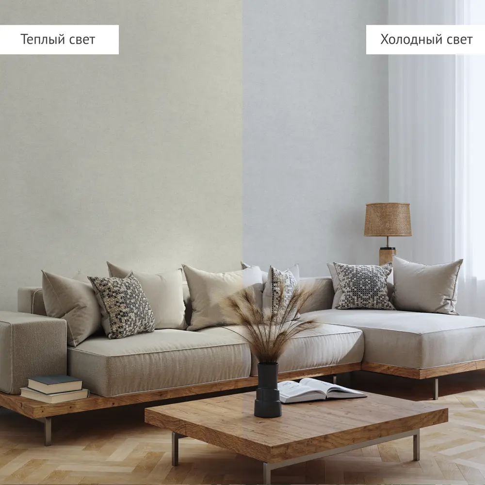 INSPIRE Linen — серые флизелиновые обои с текстурой льна 87949076 STLM-0076319 - Вид №4