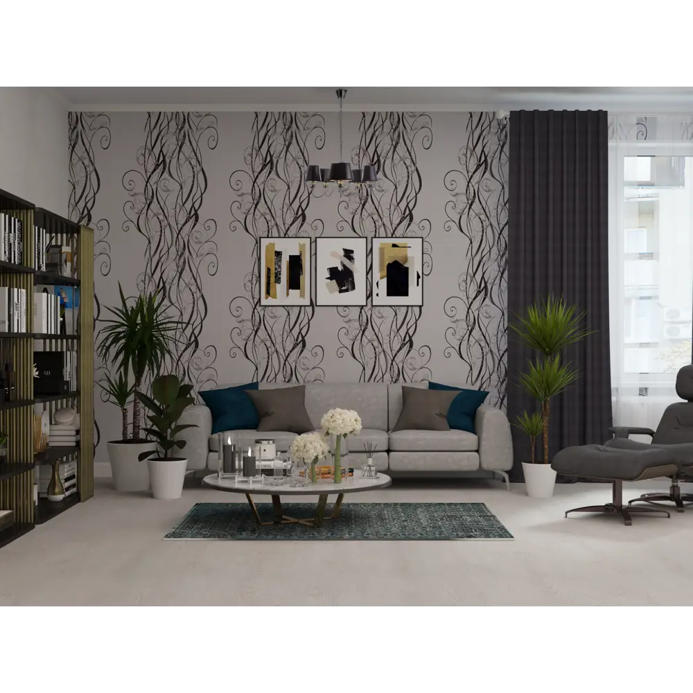 Обои флизелиновые Victoria Stenova Бриз белые 1.06 м 3580-16 STLM-2066394 - Вид №4