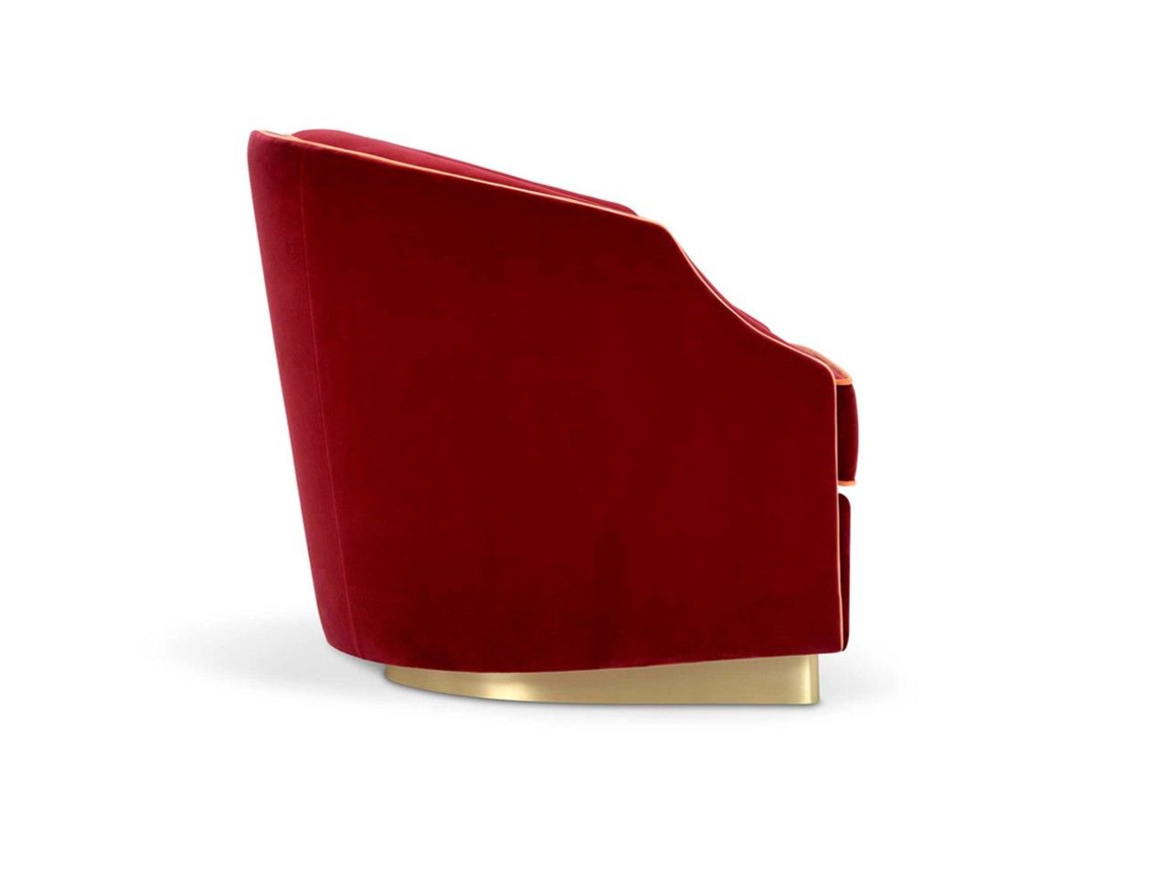 Тканевое кресло с подлокотниками Domingo Salotti Cleio ARCH-00063159 - Вид №1