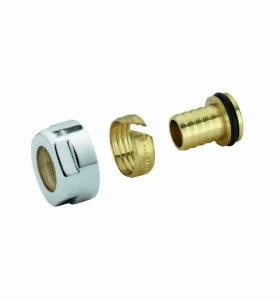 Carlo Poletti A58612I Переходник для многослойной трубы, гайка шестигранная.