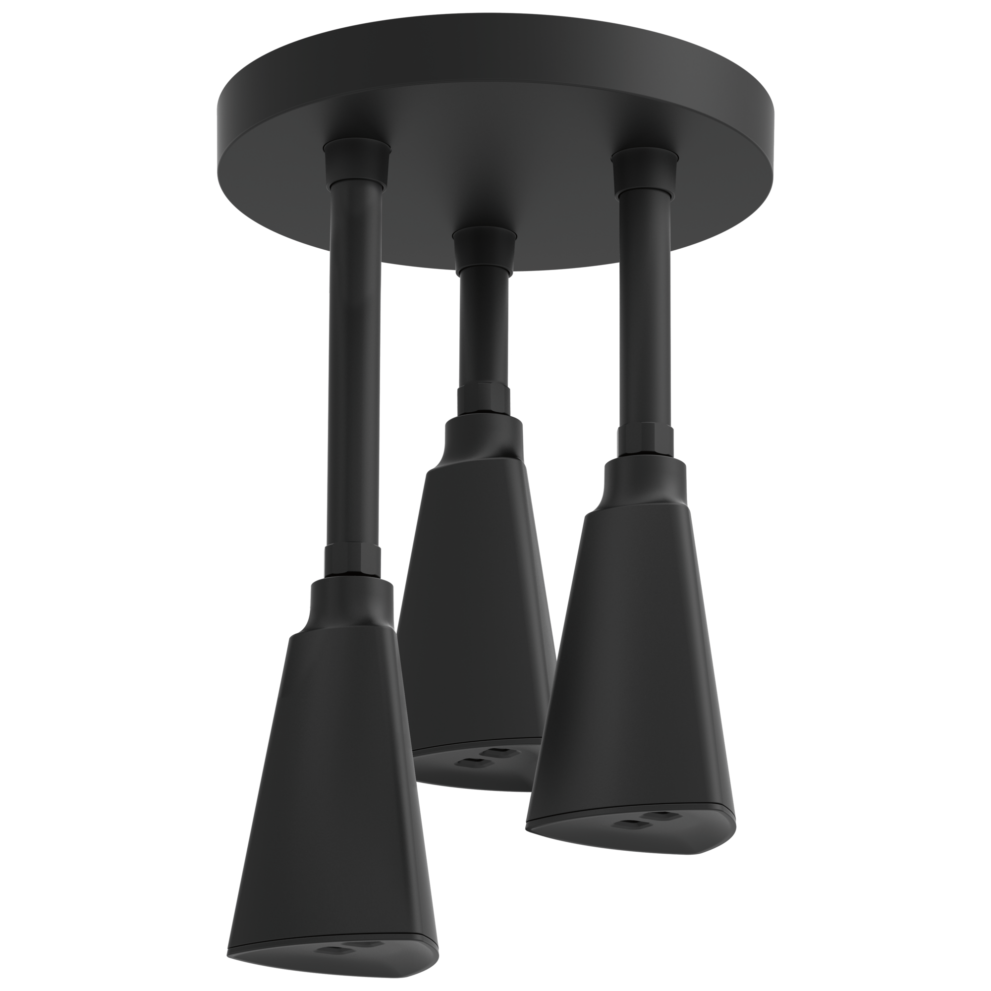 57140-BL H2Okinetic® Подвесная душевая лейка Raincan Delta Faucet Universal Showering Матовый черный 