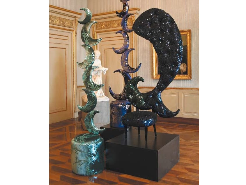 Тканевое кресло с высокой спинкой Mirabili Карла Птолемей ARCH-00038657 - Вид №1