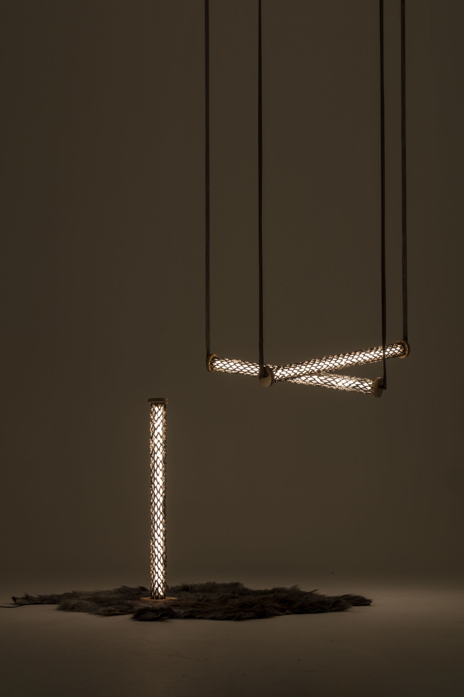 Кожаный подвесной светильник KVN Design Furniture Nomadic ARCH-00031812 - Вид №5