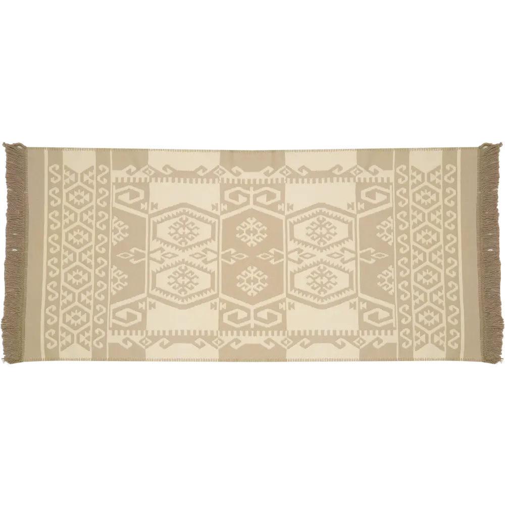 CTIM Килим: Бежевый акриловый коврик с геометрическим узором 60x90 см 83518791 STLM-1377260 - Вид №1