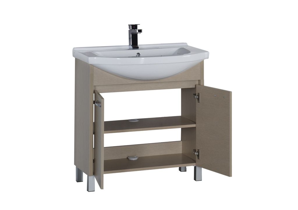 Тумба под раковину Aquanet Донна 80 светлый дуб sun-id-270527 - Вид №3