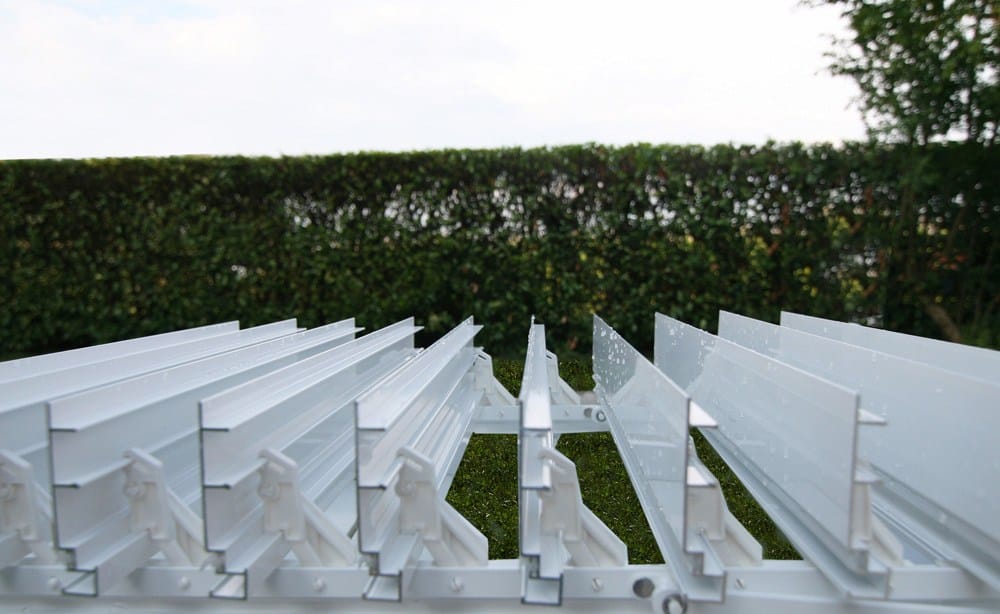 Алюминиевая пергола с поворотными пластинами STUDIO 66 COVER PLAIN ARCH-00061936 - Вид №10