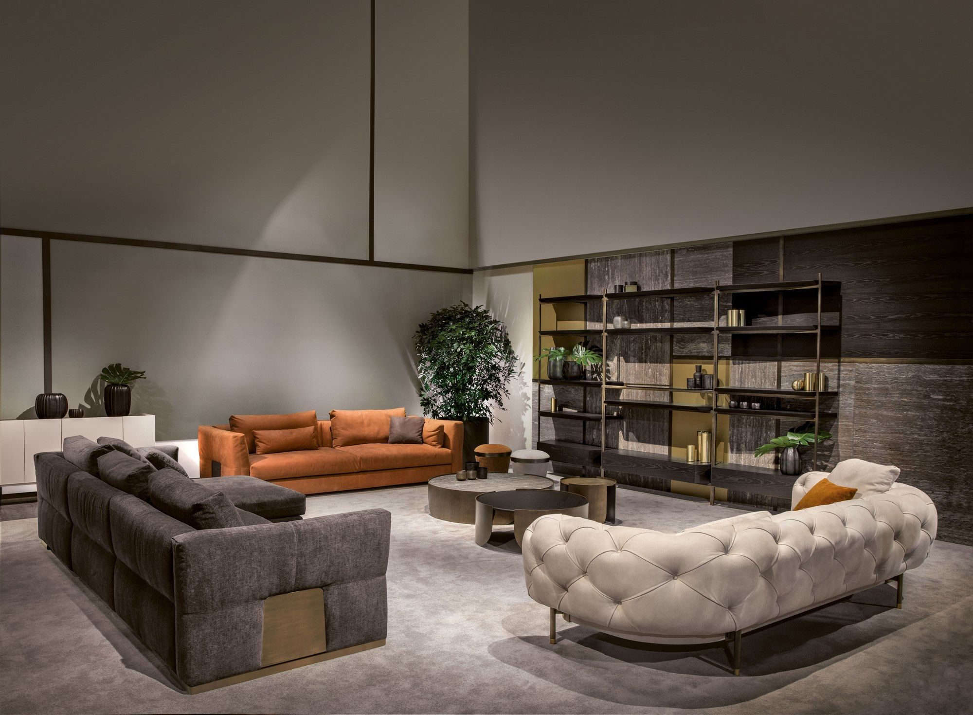 Кожаный диван capitonné Cantori Atenae ARCH-00057580 - Вид №8