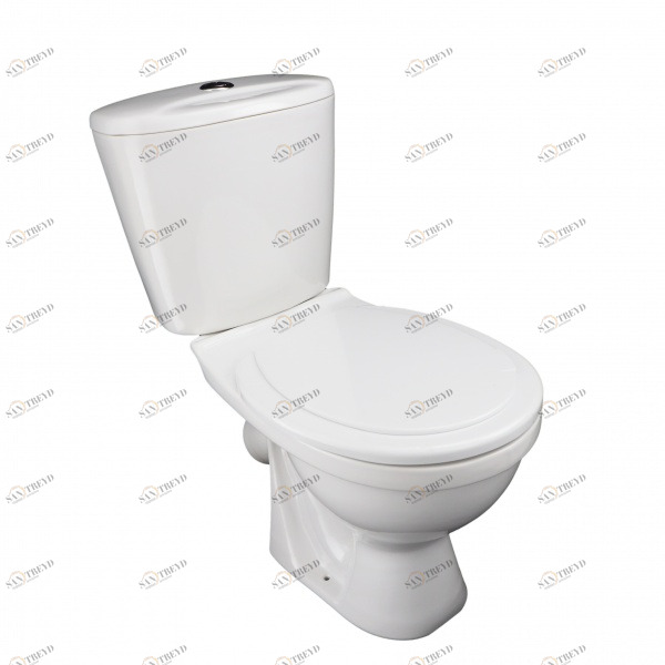 1015318 Компакт унитаз с бачком Белый Лобненский Стройфарфор  Россия 