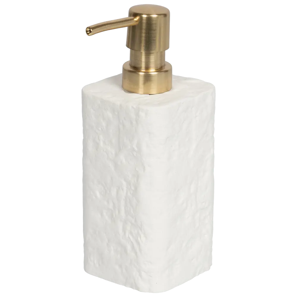 Дозатор для жидкого мыла Vidage Агра белый полирезин 89380359 STLM-1544176