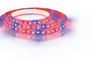 15749016 Светодиодная лента LS670/ 120SMD2835/м 9.6Вт/м 12V 5000х10х1.84мм для растений, IP65, с одним коннектором мама 29518 FERON