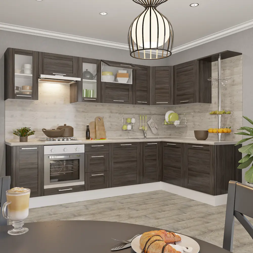 Угол для шкафа Delinia «Фрейм тёмный» 4x70 см, ЛДСП, цвет коричневый Фрейм темный STLM-2005260 - Вид №2