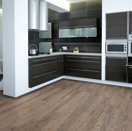 Пробка Wicanders Authentica Antique Smoked Pine (Гладкая) 1220х185 мм E1XB001 - Вид №9