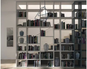 De Rosso Двусторонний открытый книжный шкаф на заказ из пвх Alfabeto