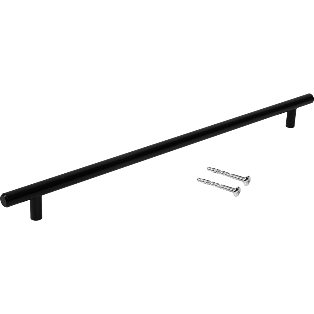 Мебельная ручка-рейлинг матовый черный 320 мм EDSON STLM-2162841 - Вид №2