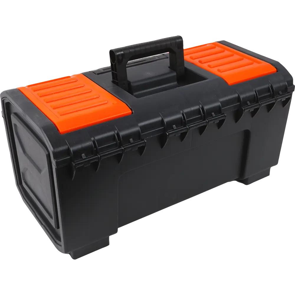 Ящик для инструмента Boombox 19, 270х240х480 мм, пластик, цвет чёрный/оранжевый 82136808 STLM-2027468 Blocker  - Вид №2