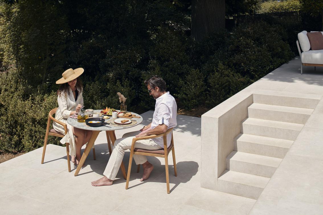 MNST967 Обеденный стол teak nero 264см x 118см Manutti Torsa - Вид №8