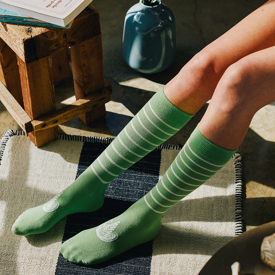 DYLATSOMA Носки latte matcha Doiy  - Вид №1