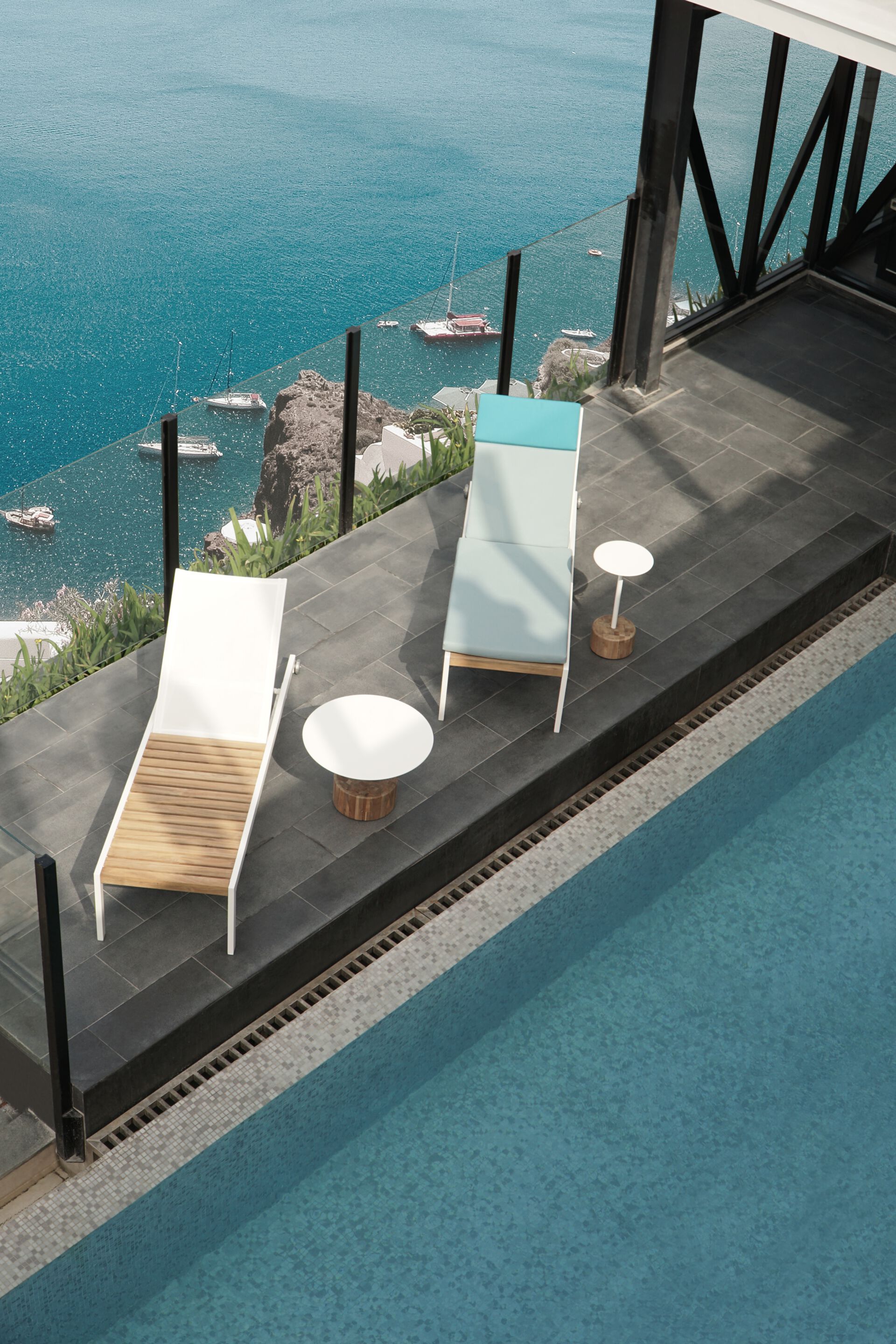 Круглый стол с алюминиевым верхом и каменным основанием MAMAGREEN Glyph ARCH-00104560 - Вид №4