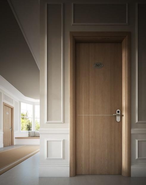 GAROFOLI Противопожарная дверь из фанерованной древесины sun-id-1434097 - Вид №3