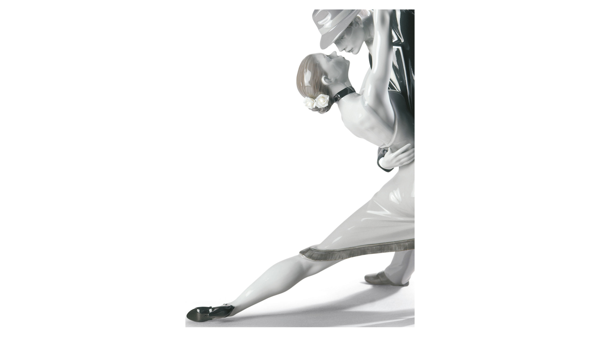 10669071 LLADRO Фигурка Lladro "Страстное танго" 37x37см, чёрный Фарфор Lladró  - Вид №3