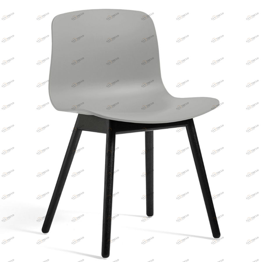 Стул AAC12, светло-серый с черными ножками Hay 932119