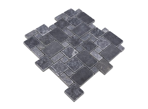 Мраморный пол Nero Marquina Mosaix Opus ARCH-00002577 - Вид №1