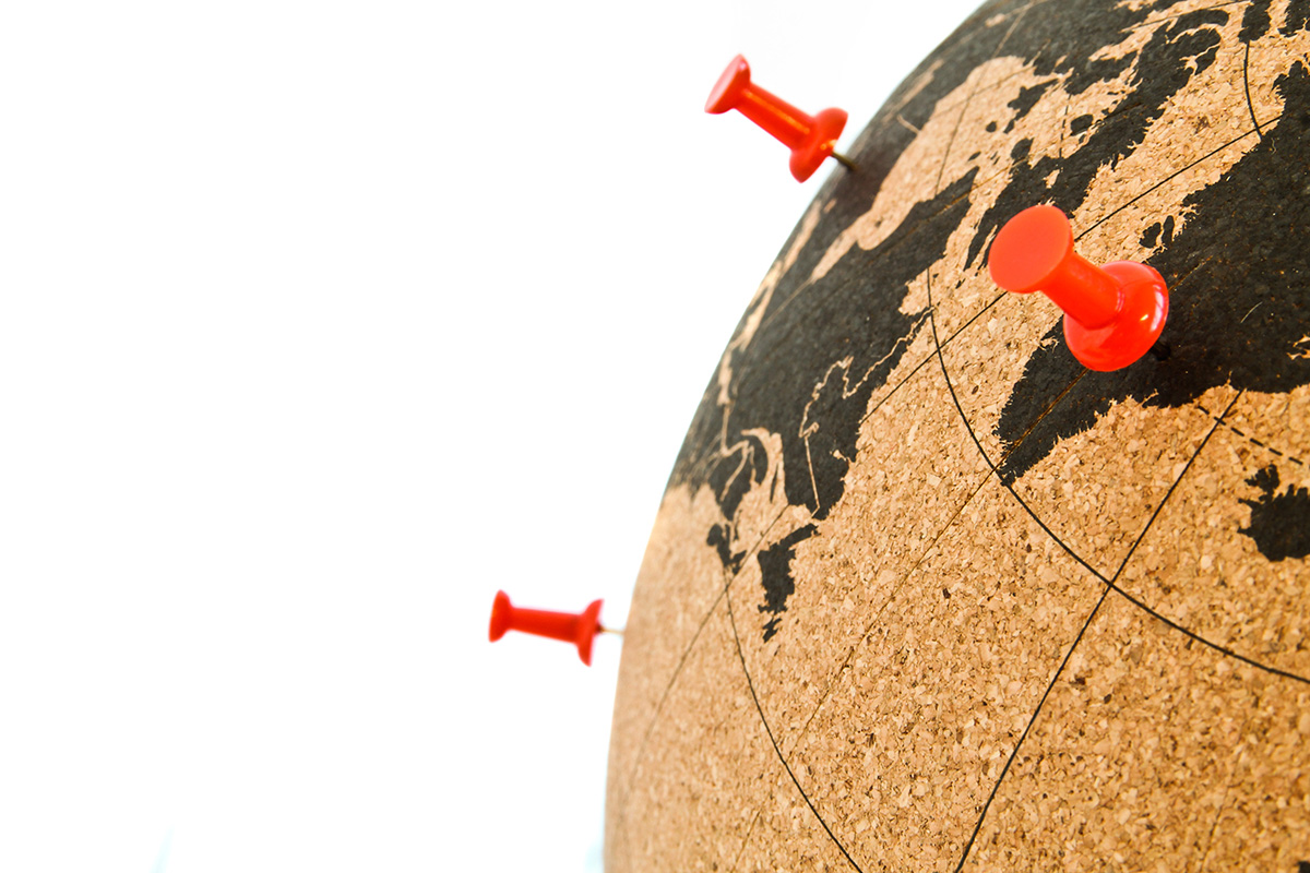 SK CORKGLOBE1 Пробковый глобус для путешественников Suck UK  - Вид №3