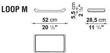 B&B Italia Поднос Corian® Loop sun-id-1467501 - Вид №1