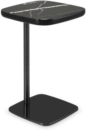 PRADDY Квадратный сервировочный стол из мрамора black marquina Griffith sun-id-1396365 - Вид №1