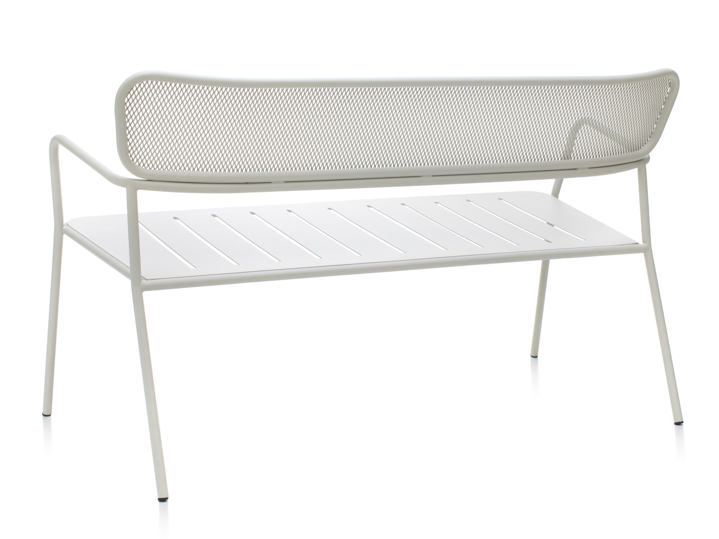 Металлическая садовая скамейка со спинкой Garda Furniture Тотем ARCH-00118920 - Вид №1