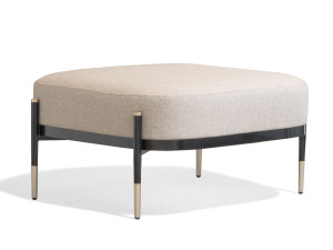 Квадратный пуф из ткани