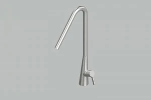Quadrodesign Смеситель кухонный с поворотным изливом Kitchen inox