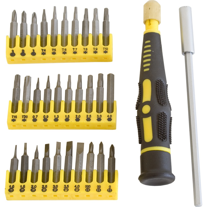 51957 Калибр Набор насадок сменных с отверткой для точных работ НСО-32  - Вид №2