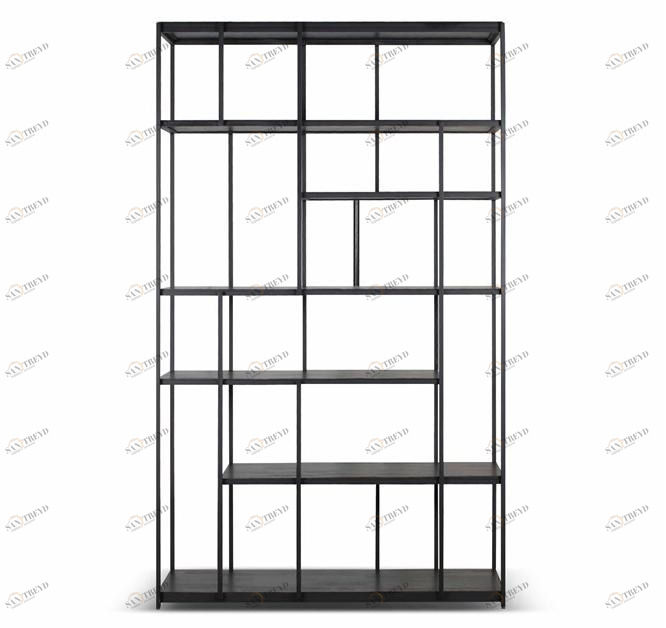 Ethnicraft Самонесущий открытый книжный шкаф из тика  10081/10082 