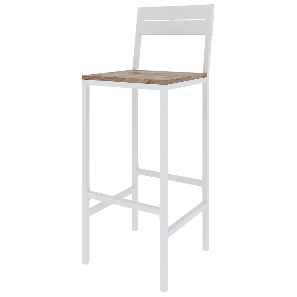 Барный стул Santreyd Ferro с металлическим каркасом и спинкой 89010427 STLM-0879966 - Вид №1