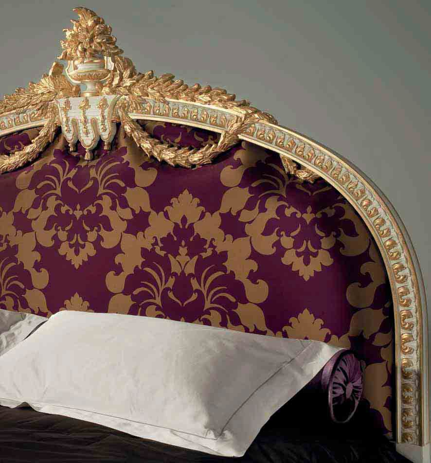 Двуспальная кровать в стиле Людовика XVI с капитонным изголовьем OAK Галерея ARCH-00033950 - Вид №2